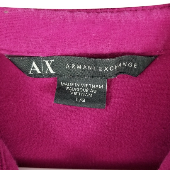 ARMANI EXCHANGE | button up polo crest shirt - Picture 6 of 7
